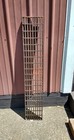 Antique Wooden Floor Register Grate Cold Air Return Original Very Dark Finish