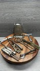 Vtg Antique Mid 1800s Can Opener Wizard Jar Wrench Krag Squeeze Gadget Lot 13pc