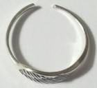 Angel Wing Toe Ring Adjustable 925 Sterling Silver