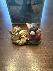 Wee Forest Folk M-244 - Possum s Pizza Party  red   Yellow  Retired 1999