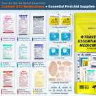 Travel Essential Medicine First Aid Kit I Bonus Medical Supplies I Tsa Compliant
