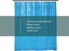 Eva Blue Shower Curtain Liner 3d Water Cube 72x72 Waterproof Heavy Duty