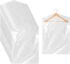 10   Clear Dust-proof Garment Covers Hanging Suit Dress Coat Clothes Storage Bags