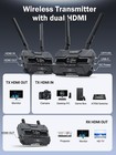 Lemorele Hdmi Wireless Video Transmitter And Receiver Camera Live Streaming-200m