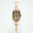 Vintage Lady Elgin Cocktail Watch 10k Gold Filled 14mm Manual Wind Runs