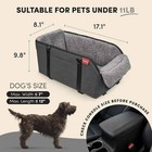 Center Console Dog Car Seat     Portable Pet Booster
