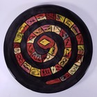 Zodiac Art Pottery Astrology Snake Unique Large Decorative Plate Set