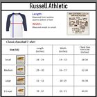 Vintage Original Russell Athletic Baseball 3 4 Sleeve T-shirts Sizes S - Xl