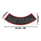 Custom Embroidered Bottom Rocker Motorcycle Biker Patch Sew On Patch 12   b 