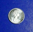 Canada 1968 25 Cents  single     500 Silver   Bu Uncirculated  Stock Photo   