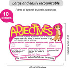 10 Pcs Parts Of Speech Poster Grammar Poster Educational Grammar Cutouts Bulleti