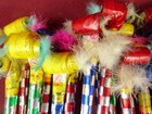 Vintage New 20 Party Blowers Blowouts Whistlers 11  Carnival Prize 1960s Japan