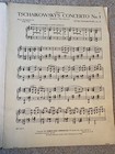 1941 Theme From Tschaikowsky s Concerto No 1 Vintage Sheet Music Tschaikovsky