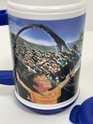 2009 Silver Dollar City Grandfathered Refillable Plastic Mug With Lid Barn Swing