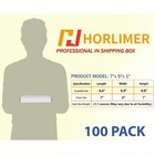 Horlimer 7x5x1 Shipping Boxes Set Of 100  White 7  X 5  X 1   White-100 Pack