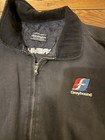 Vintage Greyhound Bus Line Size Large Employee Driver Canvas Coat Jacket