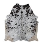 100  Real Natural Area Cow Hair On Cowhide Skin Floor Rug Carpet 68 x62   Cc1380