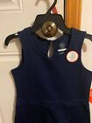 New Girls Size 8 Wonder Nation School Uniform Stretch Pleated Knit Jumper Dress