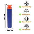 Ekind 200 Pcs Suction Darts Refill Pack Foam Bullet Compatible For Nerf N-strike
