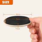 Heavy Duty Furniture Sliders 3 1 2 Inch 10 Pcs For Hardwood And Carpet