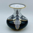 Hollohaza Hungarian Porcelain Small Vase Sisters 4    Hungary