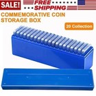10 Pack Storage Box Plastic Case For 20 Certified Pcgs Ngc Slabs Coin Holders