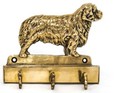 Clumber Spaniel - Brass Hanger With Image Of A Dog  High Quality Art Dog Usa