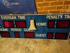Vintage Unitec 929 7ft Digital Scoreboard With Megaphone  7 x31  2 5    As-is 