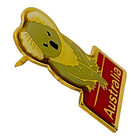 Vintage Australia Koala Bear Lapel Hat Pin Travel Souvenir Gift