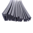 Black Rubber U Channel Edging Trim Seal Door Window Edge Protector Strip U-shape