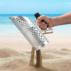 Heavy-duty Stainless Steel Sand Scoop For Metal Detecting And Beach Finds
