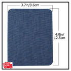 Pack Of 12pcs Iron On Denim Patches For Jeans Clothing Repair Elbow Pants Knees 