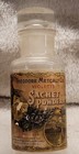 Rare Theodore Metcalf Violette Sachet Powder W Label Embossed Bottle   Stopper 