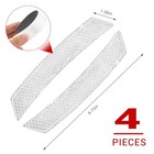 Car Reflective Trim Side Marker Sticker  3d Wheel Well Arch 4 Pcs White