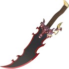 Full Size Anime All Metal Demon King Baran Sword Jinwoo W  Stand Dragon Cosplay