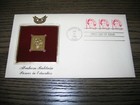 1985 Abraham Baldwin Pioneer In Education Fdc Replica Gold Golden Cover Stamp