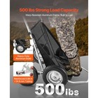 Uimoso Folding Deer Cart 4-wheel Game Hauler Utility Gear Dolly 500 Lbs Capacity