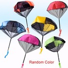 4 Pcs Hand Throwing Kids Play Parachute Toys Soldier Outdoor Sports Mini Toy