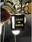 Early Williams Pinball Em Coin Door Replacement Price Plates - Brand New Nos