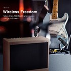 Lekato 2 4g Wireless Guitar Transmitter Receiver System 4 Channel Rechargeable