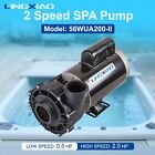 Lingxiao Spa Pump 2 Speed 2hp Pump 220v-240v 2  Port  56 Frame 56wua200-ii