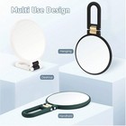 1x 80x Double Sided Makeup Mirror Handheld Magnifying Vanity Mirror Adjustable