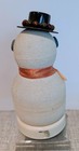 Rare Vintage 1950s Glass Snowman Lantern Battery Operated Made In Japan 6  Htf