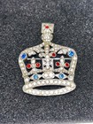 Queen Elizabeth Ii Coronation Brooch Pin - Royal Crown