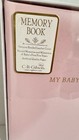 C  R  Gibson Genuine Leather Memory Book Baby Story Pink Girl First 5 Years New