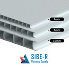 Corrugated Coroplast Plastic Sheet - 4mm Thick - Choose Your Color   Size