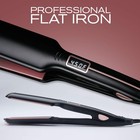 Professional Flat Iron Hair Straightener Wide Plate   Digital Black Rosegold