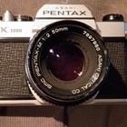Pentax K1000 35mm Slr Film Camera W  Smc Pentax-m 50mm F 2 Lens Silver