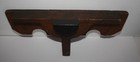 Architectural Salvage Carved Wood Art Deco Wall Shelf Pediment