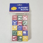 Kids Alphabet Wooden Blocks Educational Non-toxic Red  Green  Blue  Yellow Toy